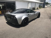 Load image into Gallery viewer, Corvette C6 Carbon Fiber HydroGraphics Body Color Painted Roof HALO B Pillar 2005 - 2013