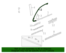 Load image into Gallery viewer, 2021 2022 2023 2024 GM General Motors OEM Cadillac Escalade SPORT Gloss Black Molding Trim Appearance Package