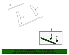 Load image into Gallery viewer, 2021 2022 2023 2024 GM General Motors OEM Cadillac Escalade SPORT Gloss Black Molding Trim Appearance Package