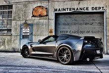Load image into Gallery viewer, C7 Z06 Grand Sport Corvette Stage 2 Wicker Rear Spoiler Winglets - REAL Carbon Fiber