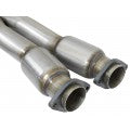 Load image into Gallery viewer, aFe POWER Twisted Steel Connection Pipe & X-Pipe Combo (Street Series) Corvette (C7) & Z06 14-19 LT1 V8 6.2L