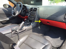 Load image into Gallery viewer, C6 Corvette Hydro Carbon Fiber HydroGraphics Body Color Painted Glove Box Assembly