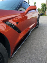 Load image into Gallery viewer, Corvette C7 Z06 Grand Sport Stingray Side Skirts Rocker Panels ABS Plastic - Custom Painted