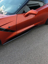 Load image into Gallery viewer, Corvette C7 Z06 Grand Sport Stingray Side Skirts Rocker Panels ABS Plastic - Custom Painted