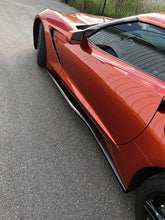 Load image into Gallery viewer, Corvette C7 Z06 Grand Sport Stingray Side Skirts Rocker Panels ABS Plastic - Custom Painted