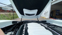 Load image into Gallery viewer, C7 Corvette Stingray Z06 Grand Sport Under Hood Vent Lower Heat Extractor Cover - Custom Painted Carbon Fiber Hydro