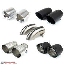 Load image into Gallery viewer, Fabspeed Porsche 718 GT4 / GTS / Spyder Deluxe Exhaust Tips (2020+) - FS.POR.718GT4.DTCF