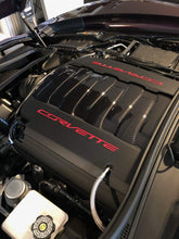Load image into Gallery viewer, CORVETTE C7 STINGRAY CARBON FIBER HYDROGRAPHICS PLENUM ENGINE COVER