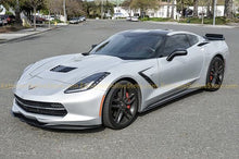 Load image into Gallery viewer, 2014 - 2019 Corvette C7 Z06 Grand Sport Stingray Front Splitter - Carbon Fiber / Custom Painted