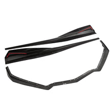 Load image into Gallery viewer, 2020 C8 Corvette Stingray Splitter Rocker Panels Ground Effects Package - Custom Painted Carbon Fiber HydroGraphics