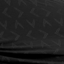 Load image into Gallery viewer, 2020 C8 Corvette Stingray Car Cover, Indoor, Black With Embossed Crossed Flags Logo, Premium
