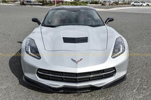 Load image into Gallery viewer, 2014 - 2019 Corvette C7 Z06 Grand Sport Stingray Front Splitter - Carbon Fiber / Custom Painted