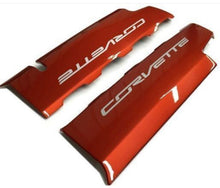 Load image into Gallery viewer, Corvette C7 LT1 Stingray Carbon Fiber Painted Fuel Rail Engine Covers OEM GM