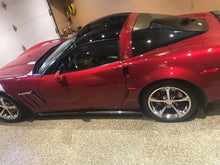 Load image into Gallery viewer, Corvette C6 ZR1 Style REAL Carbon Fiber Rocker Panels Side Skirts & Splitter Package