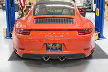Load image into Gallery viewer, Fabspeed Porsche 991.2 Carrera Deluxe Dual Style Tips (for PSE) (2017-2019) - FS.POR.9912.PSEDLTCF