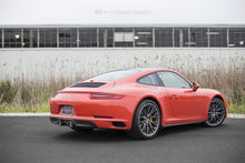 Load image into Gallery viewer, Fabspeed Porsche 991.2 Carrera Deluxe Dual Style Tips (for PSE) (2017-2019) - FS.POR.9912.PSEDLTCF