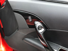 Load image into Gallery viewer, Corvette C6 Carbon Fiber HydroGraphics Hydro Door Release Bezels Interior - Labor Only