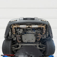 Load image into Gallery viewer, Fabspeed Porsche 997.2 Turbo / Turbo S Valvetronic Supersport X-Pipe Exhaust System (2010-2012) - FS.POR.9972T.SSSXVP