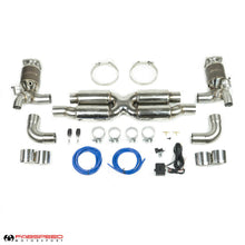 Load image into Gallery viewer, Fabspeed Porsche 997.2 Turbo / Turbo S Valvetronic Supersport X-Pipe Exhaust System (2010-2012) - FS.POR.9972T.SSSXVP