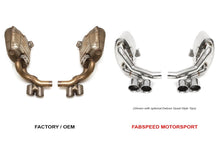 Load image into Gallery viewer, Fabspeed Porsche 997.2 Carrera Maxflo Performance Side Exhaust System (2009-2012) - FS.POR.9972.MAXP