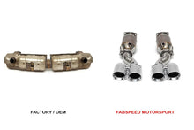 Load image into Gallery viewer, Fabspeed Porsche 997 Turbo Muffler Bypass Exhaust System (2006-2009) - FS.POR.997T.MBSCP