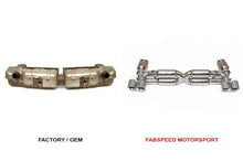 Load image into Gallery viewer, Fabspeed Porsche 997 Turbo Supersport 70mm X-Pipe Exhaust System (2006-2009) - FS.POR.997T.SSSXP