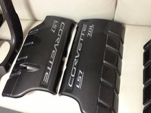 Load image into Gallery viewer, 2005 - 2013 Corvette C6 LS2 LS3 LS7 Carbon Fiber / Custom Painted Fuel Rail Engine Covers - Labor Only
