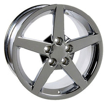 Load image into Gallery viewer, Fits Corvette C6 Rims CV06A 18x9.5 Chrome Corvette Wheels SET