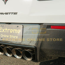 Load image into Gallery viewer, Corvette C7 Carbon Fiber Rear Bumper Diffuser