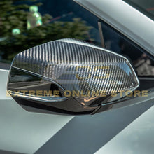 Load image into Gallery viewer, 2020+ Corvette C8 Carbon Fiber Side Exterior Mirror Overlay Covers EOS