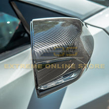 Load image into Gallery viewer, 2020+ Corvette C8 Carbon Fiber Side Exterior Mirror Overlay Covers EOS