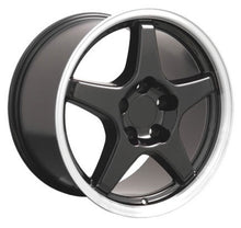 Load image into Gallery viewer, Fits Corvette ZR1 Rims CV01 17x9.5 Black Corvette Wheels SET
