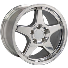 Load image into Gallery viewer, Fits Corvette Wheel ZR1 Rim - CV01 17x9.5 Polished Aluminum Corvette Rim