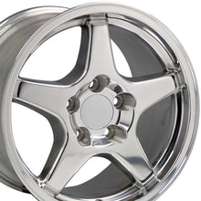 Load image into Gallery viewer, Fits Corvette Wheel ZR1 Rim - CV01 17x9.5 Polished Aluminum Corvette Rim