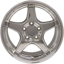 Load image into Gallery viewer, Fits Corvette Wheel ZR1 Rim - CV01 17x11 Polished Aluminum Corvette Rim