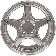 Load image into Gallery viewer, Fits Corvette Wheel ZR1 Rim - CV01 17x11 Polished Aluminum Corvette Rim