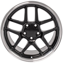 Load image into Gallery viewer, 1997 - 2004 Corvette C5 Z06 Rim - CV04 18x10.5 Gloss Black with Machine Lip