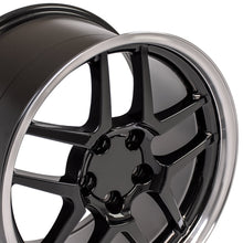 Load image into Gallery viewer, 1997 - 2004 Corvette C5 Z06 Rim - CV04 18x10.5 Gloss Black with Machine Lip