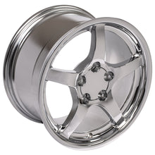 Load image into Gallery viewer, Fits Corvette Wheel C5 Rim - CV05 DD 17x9.5 Chrome Corvette Rim