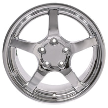 Load image into Gallery viewer, Fits Corvette Wheel C5 Rim - CV05 DD 18x9.5 Chrome Corvette Rim