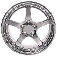 Load image into Gallery viewer, Fits Corvette Wheel C5 Rim - CV05 DD 18x10.5 Chrome Corvette Rim