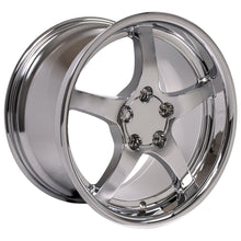 Load image into Gallery viewer, Fits Corvette Wheel C5 Rim - CV05 DD 18x10.5 Chrome Corvette Rim