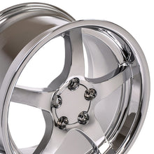 Load image into Gallery viewer, Fits Corvette Wheel C5 Rim - CV05 DD 18x10.5 Chrome Corvette Rim