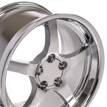 Load image into Gallery viewer, Fits Corvette Wheel C5 Rim - CV05 DD 18x10.5 Chrome Corvette Rim