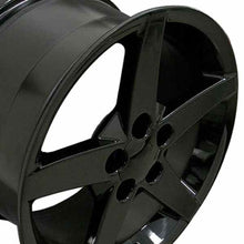 Load image into Gallery viewer, Fits Corvette C6 Rims CV06A 17x8.5 Black Corvette Wheels SET