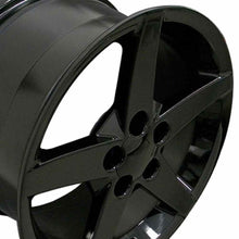 Load image into Gallery viewer, Fits Corvette C6 Rims CV06A 17x8.5 Black Corvette Wheels SET