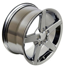 Load image into Gallery viewer, Fits Corvette Wheel C6 Rim - CV06A 18x9.5 Chrome Corvette Rim
