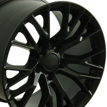 Load image into Gallery viewer, Fits Corvette Wheels And Tires Black CV22B Corvette Rims And Tires