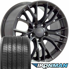 Load image into Gallery viewer, CV22B 18x8.5 Corvette C7 Z06 Wheels And Tires Ironman Gen3 from OE Wheels