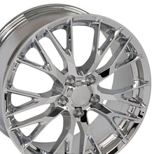 Load image into Gallery viewer, Fits Corvette Wheel - C7 Z06 Rim Style - CV22C 19x8.5 Chrome Corvette Rim
